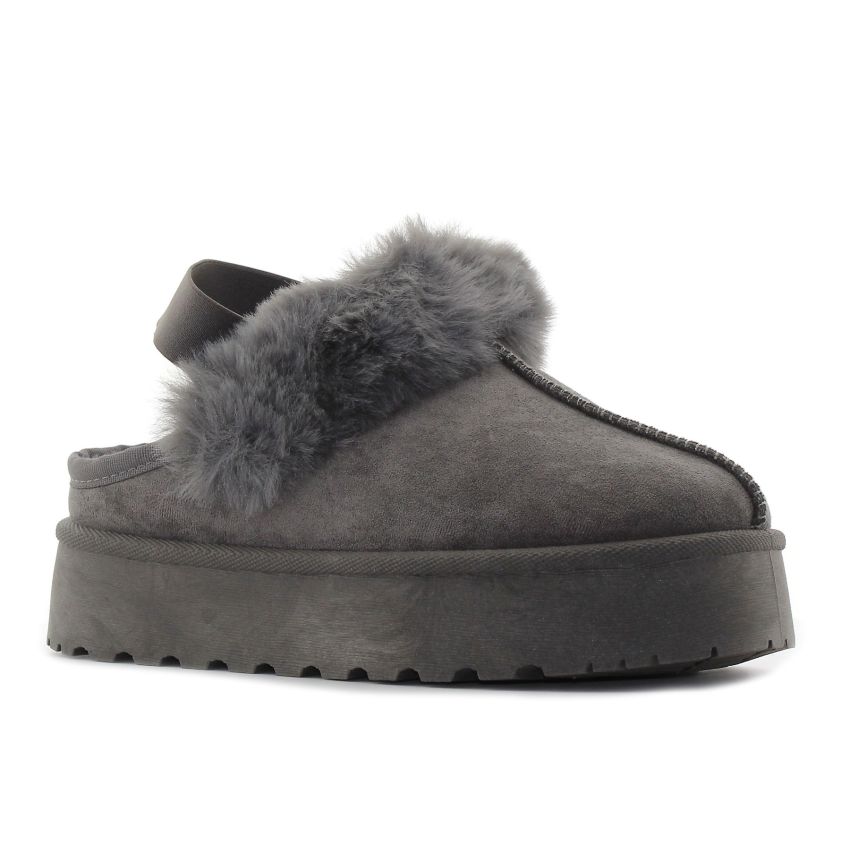 Monogrant - Donna szürke női papucs