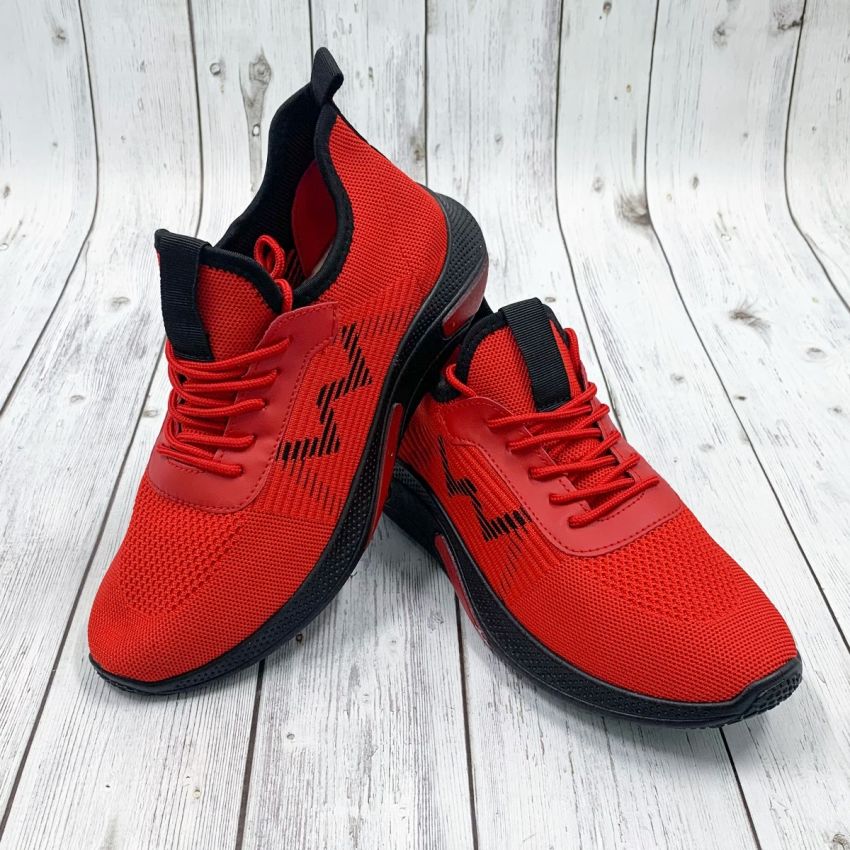 Borgo K-Zero piros-fekete férfi sneaker