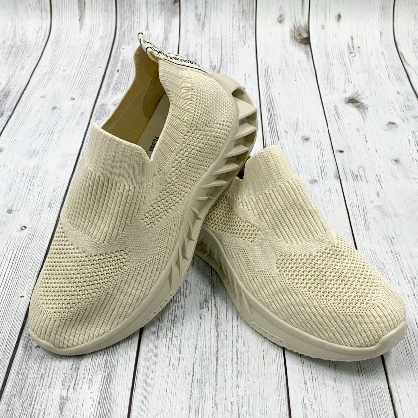 Seastar Saia bézs női bebújós cipő