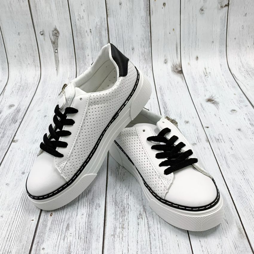 Goll Amira fehér női cipő