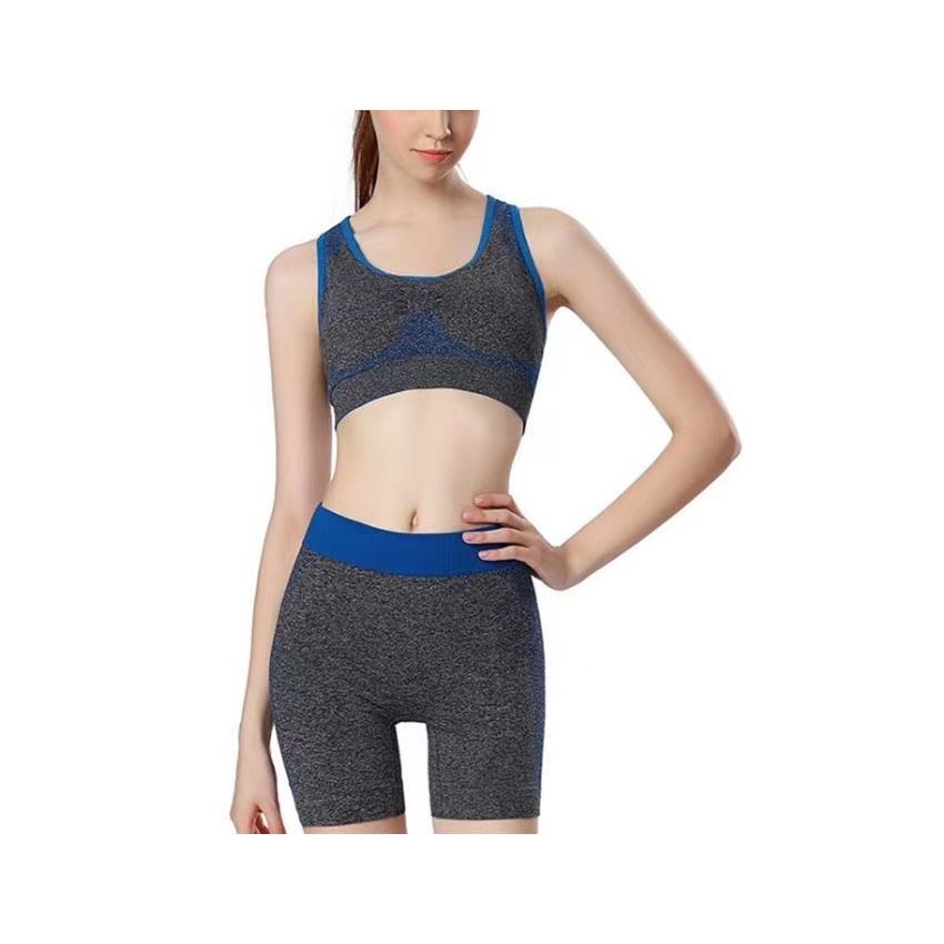 Borgo szürke-kék női fitness szett