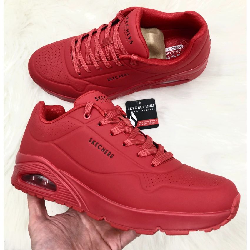 Skechers Uno - Stand on Air piros sneaker
