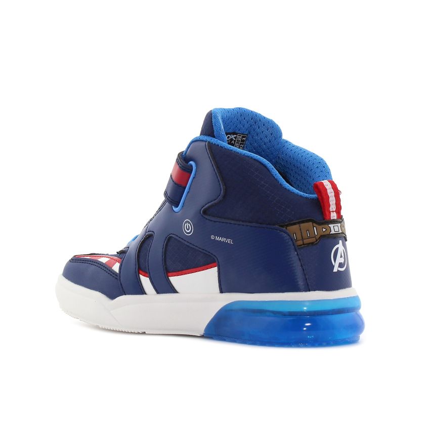 Geox J Grayjay B villogó sötétkék gyerek cipő