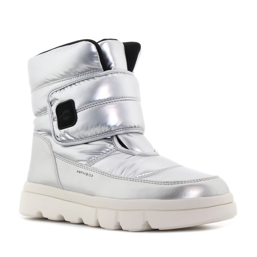 Geox J Willaboom ezüst gyerek csizma