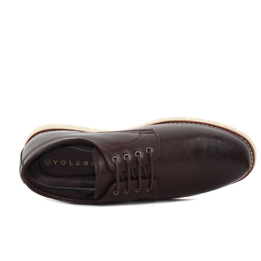 Yolera - Roy sötétbarna férfi cipő