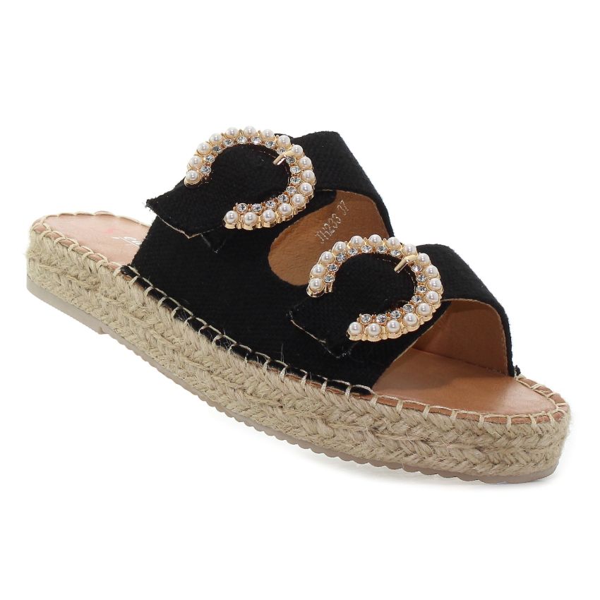 Seastar Manda fekete női papucs