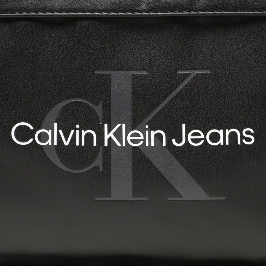 Calvin Klein Monogram Soft Campus fekete hátizsák