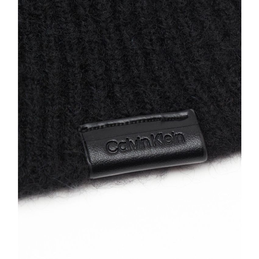 Calvin Klein Classic Wool fekete férfi sapka