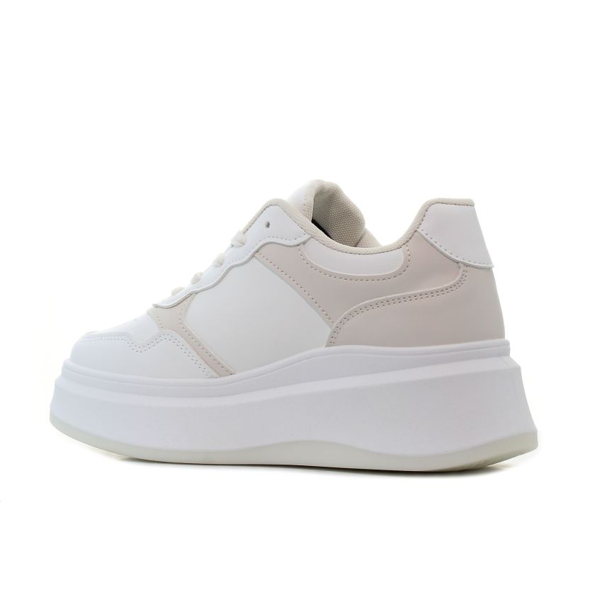 Bosido Platform bézs női cipő