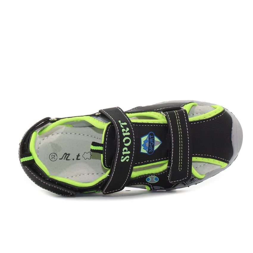 Borgo Catch a Ball fekete gyerek szandál