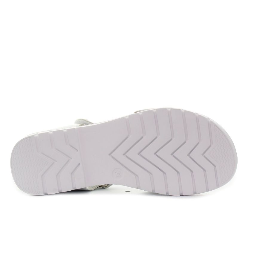 Borgo Diamond ezüst gyerek szandál