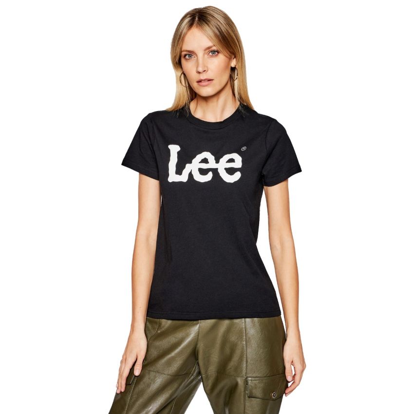 Lee fekete női rövidujjú