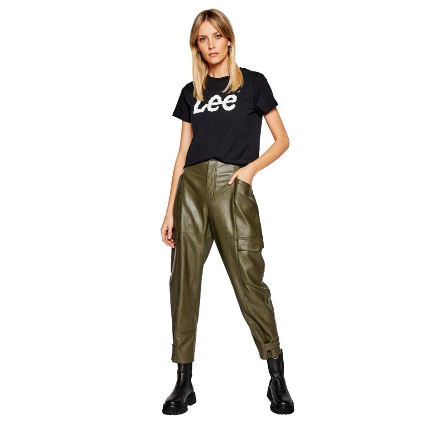 Lee fekete női rövidujjú