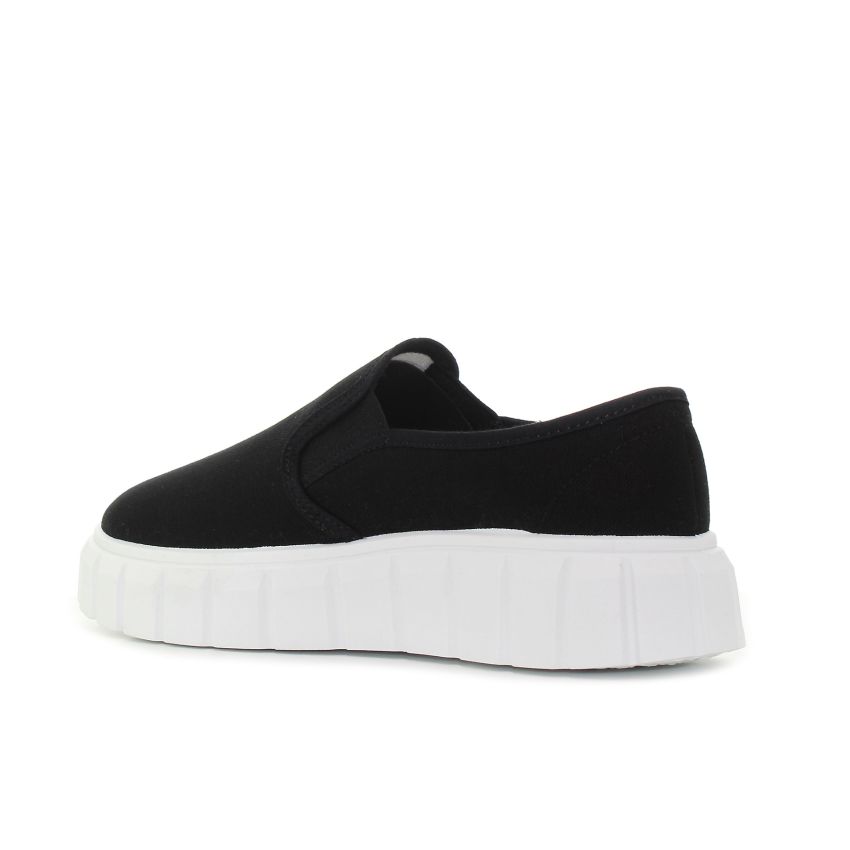 Bosido Slip fekete női bebújós cipő