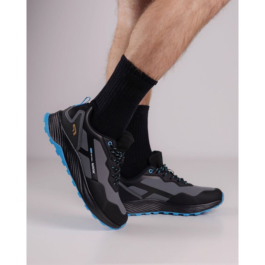 Wink - Hydros AC fekete vízlepergető férfi cipő