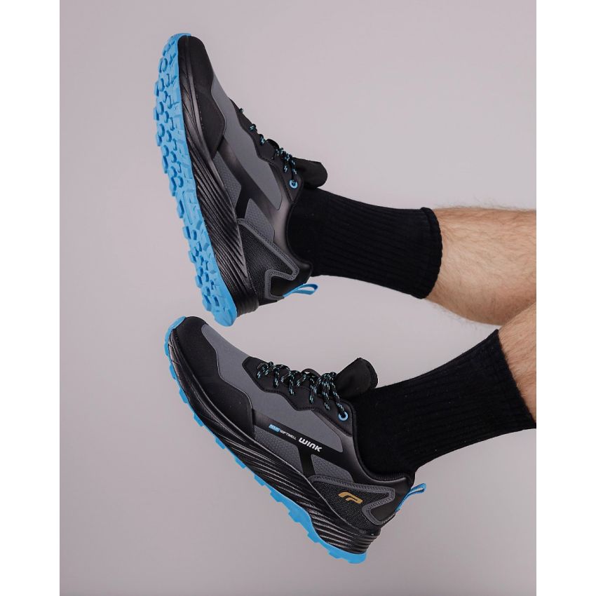 Wink - Hydros AC fekete vízlepergető férfi cipő