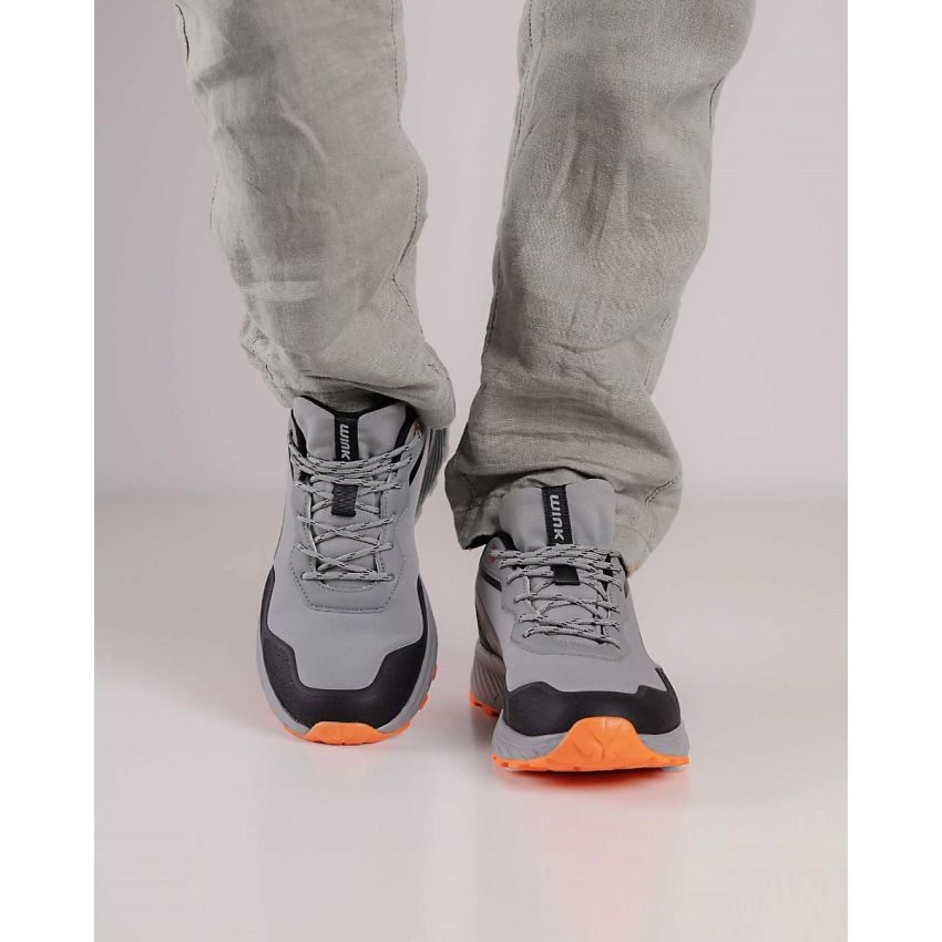 Wink - Hydros AC szürke vízlepergető férfi cipő