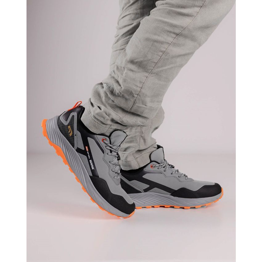 Wink - Hydros AC szürke vízlepergető férfi cipő