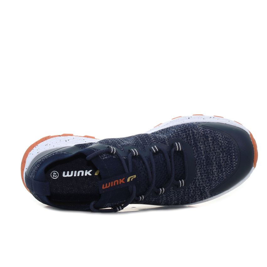 Wink - Serpento sötétkék férfi cipő