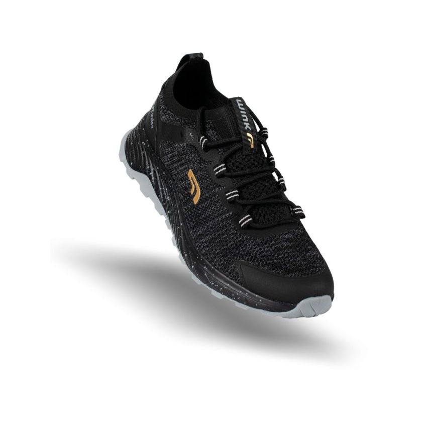 Wink - Serpento fekete férfi cipő