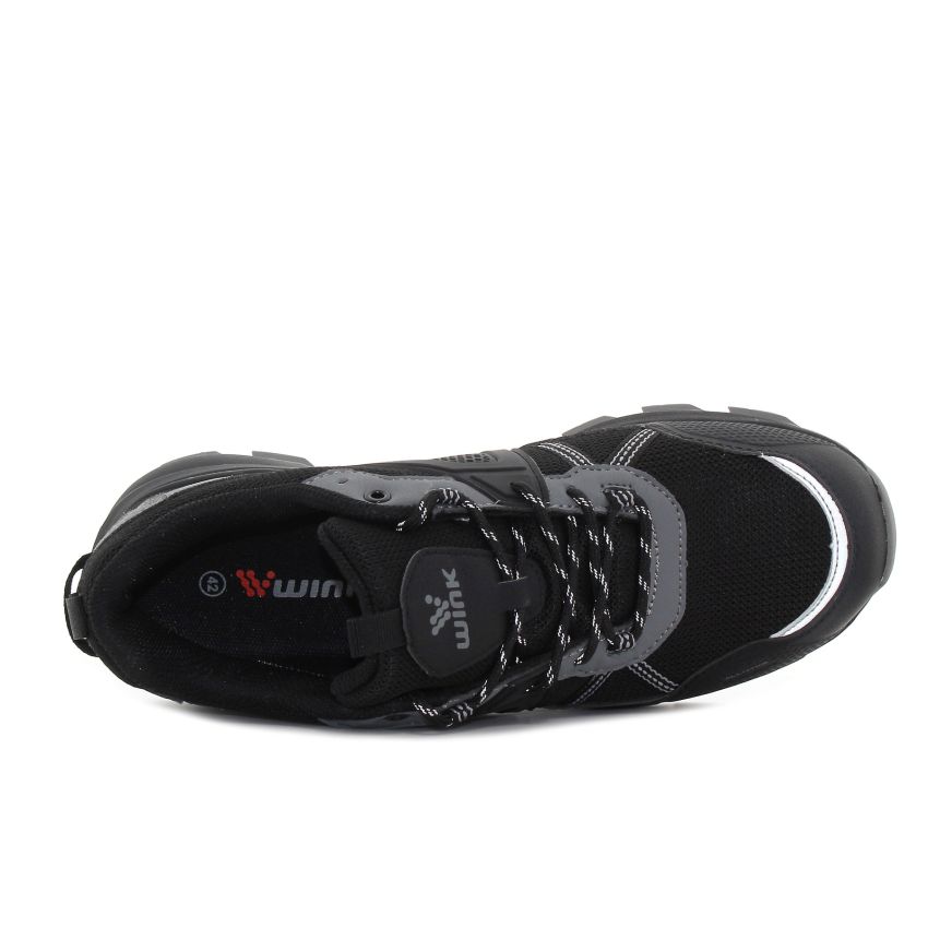 Wink - Norba vízlepergető fekete férfi cipő