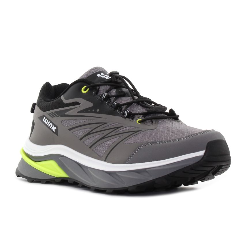 Wink - Khex szürke férfi vízlepergető túracipő
