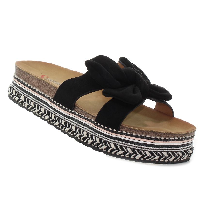 Seastar Bow fekete női papucs