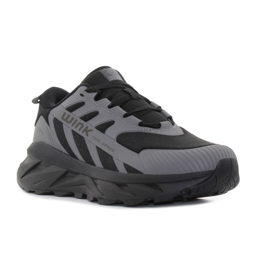 Wink - Accra szürke-fekete férfi terepfutó cipő