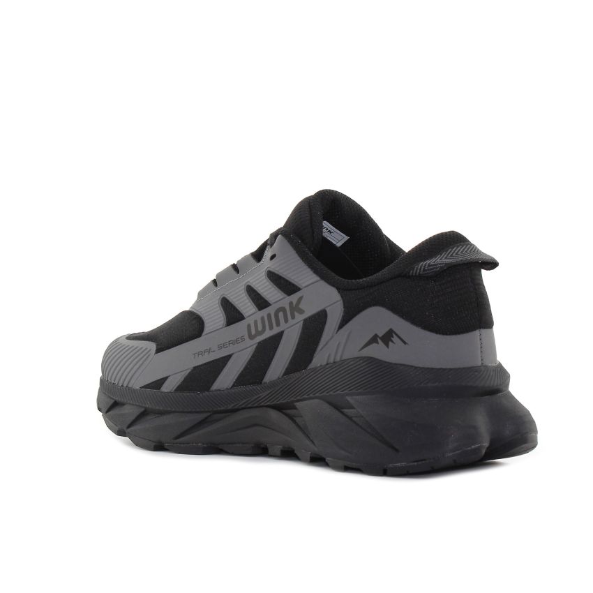Wink - Accra szürke-fekete férfi terepfutó cipő