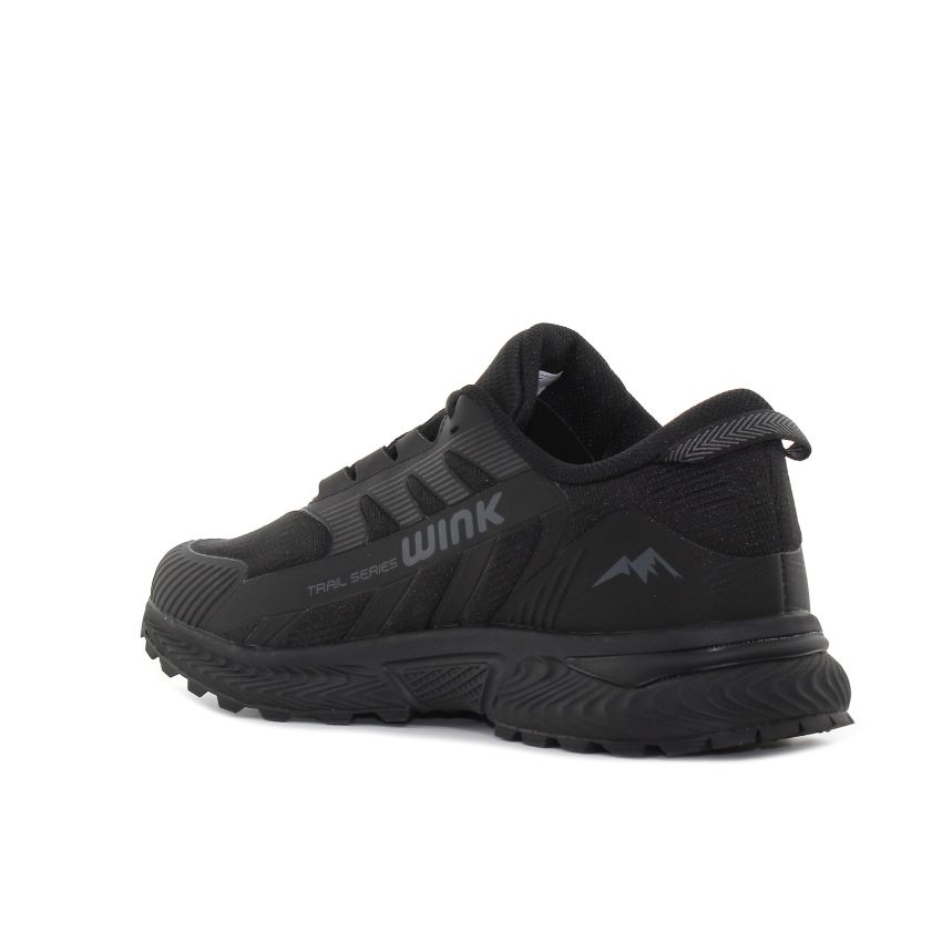 Wink - Accra fekete férfi terepfutó cipő