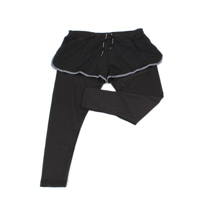 Borgo fekete-szürke fitness leggings