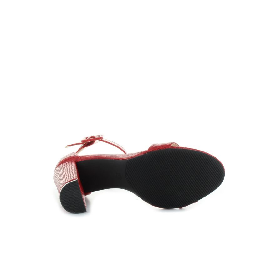 Bosido piros női magassarkú cipő