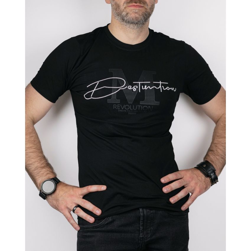 Grace Revolution fekete férfi rövid ujjú
