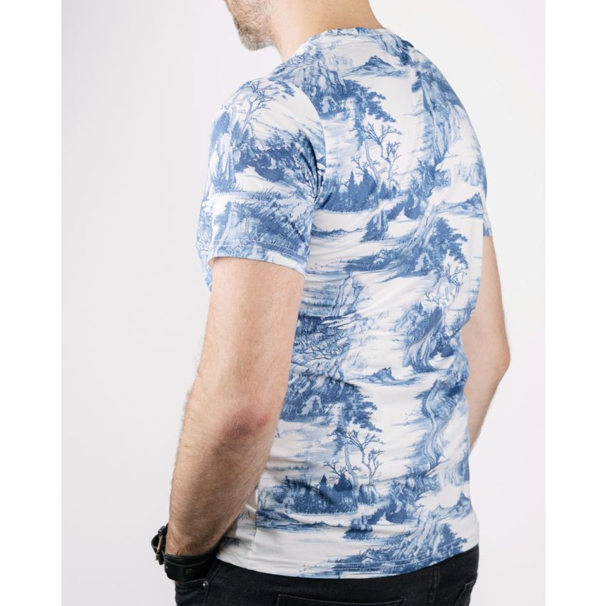 Grace Terra kék férfi rövid ujjú