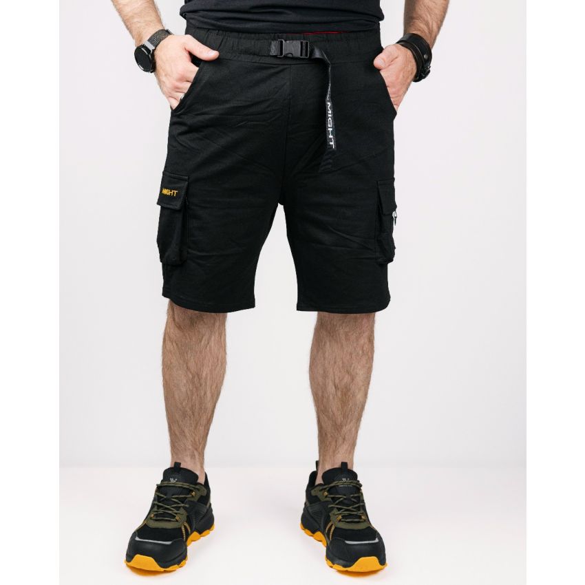 Grace Trend Might fekete férfi rövidnadrág