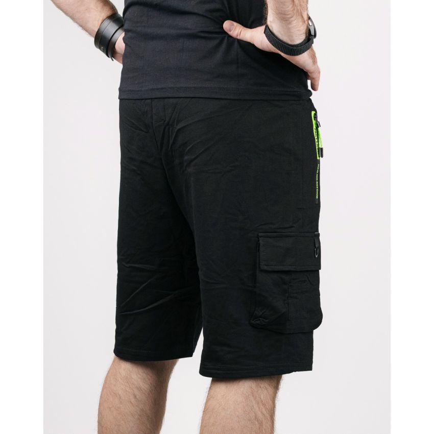 Grace Thinking fekete-zöld férfi rövidnadrág