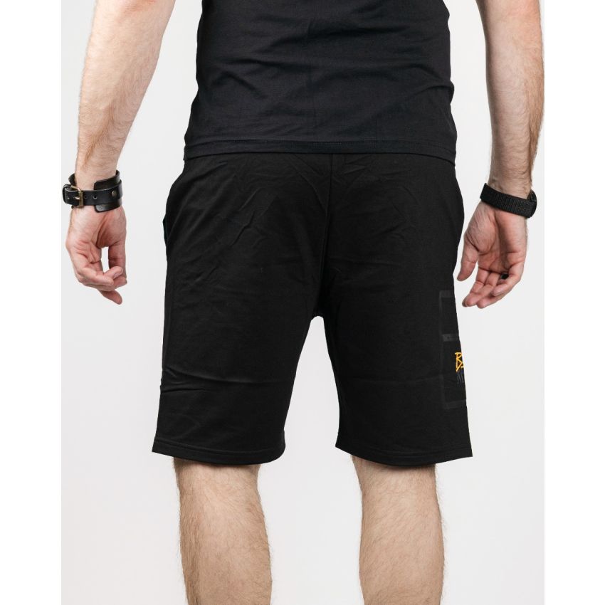 Grace Brooklyn fekete-sárga férfi rövidnadrág