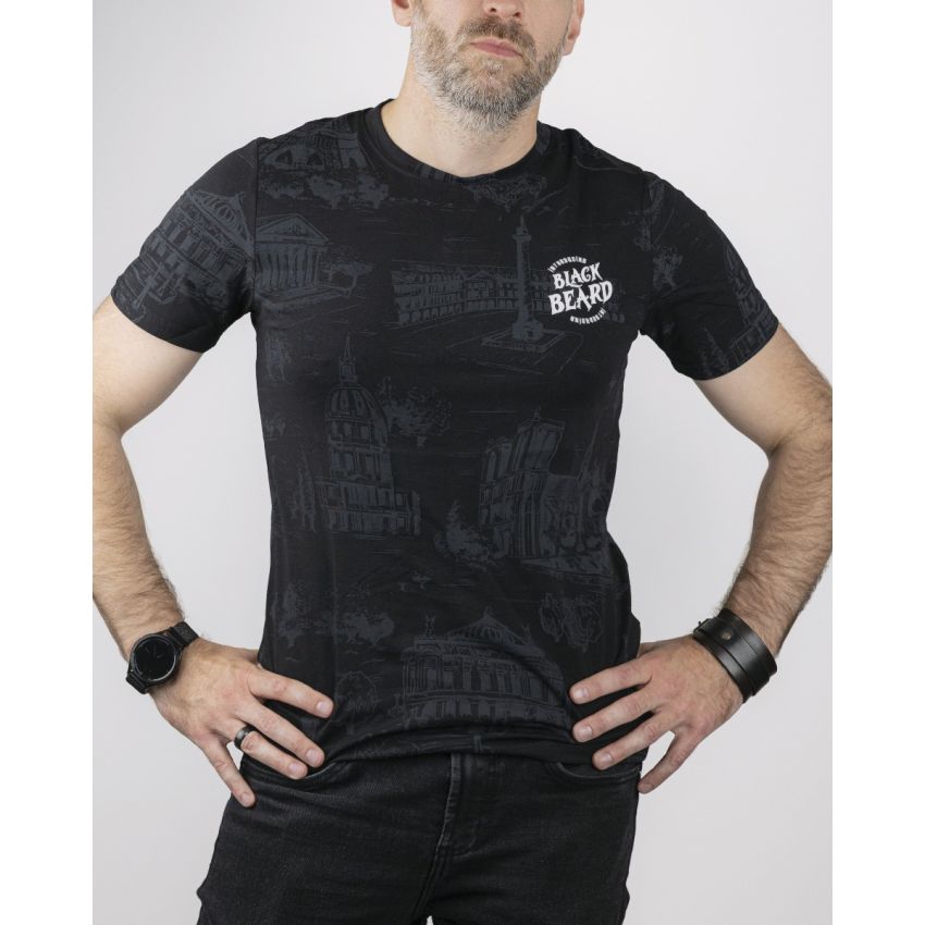 Grace Black Beard fekete férfi rövid ujjú