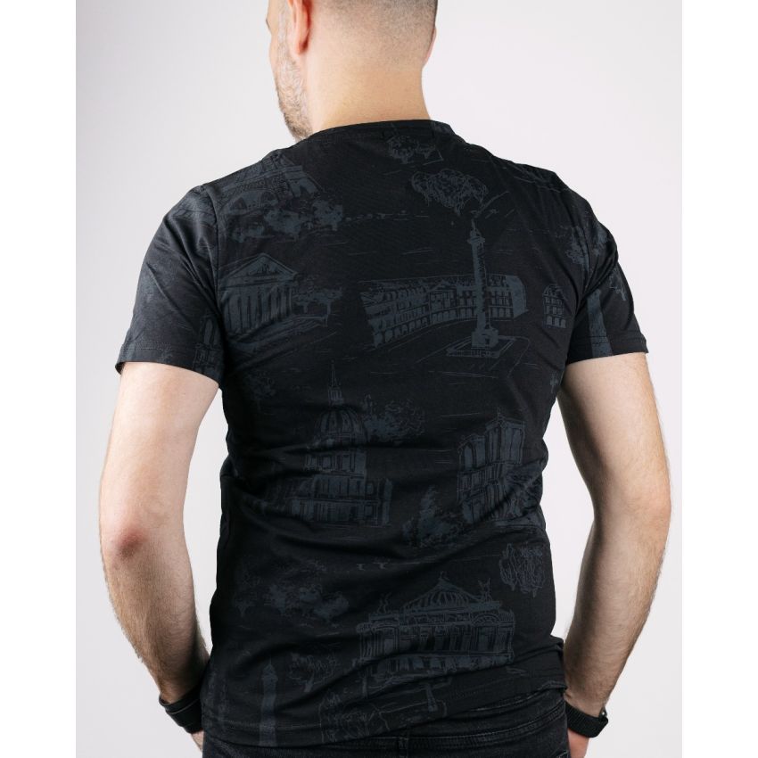 Grace Black Beard fekete férfi rövid ujjú