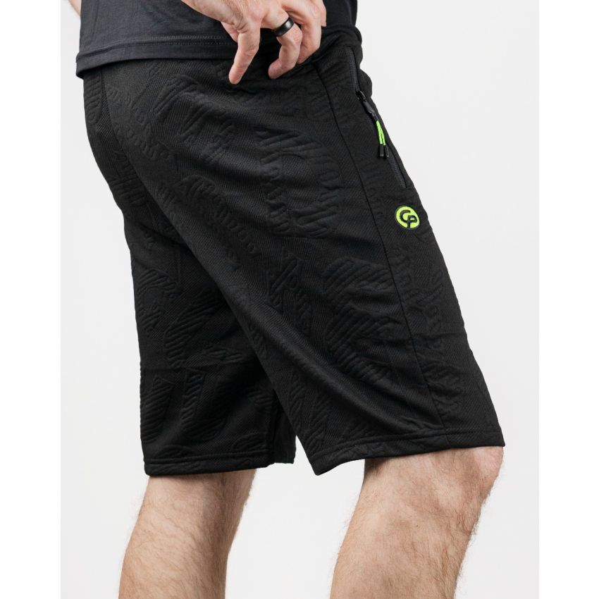 Grace CP fekete-zöld férfi rövidnadrág