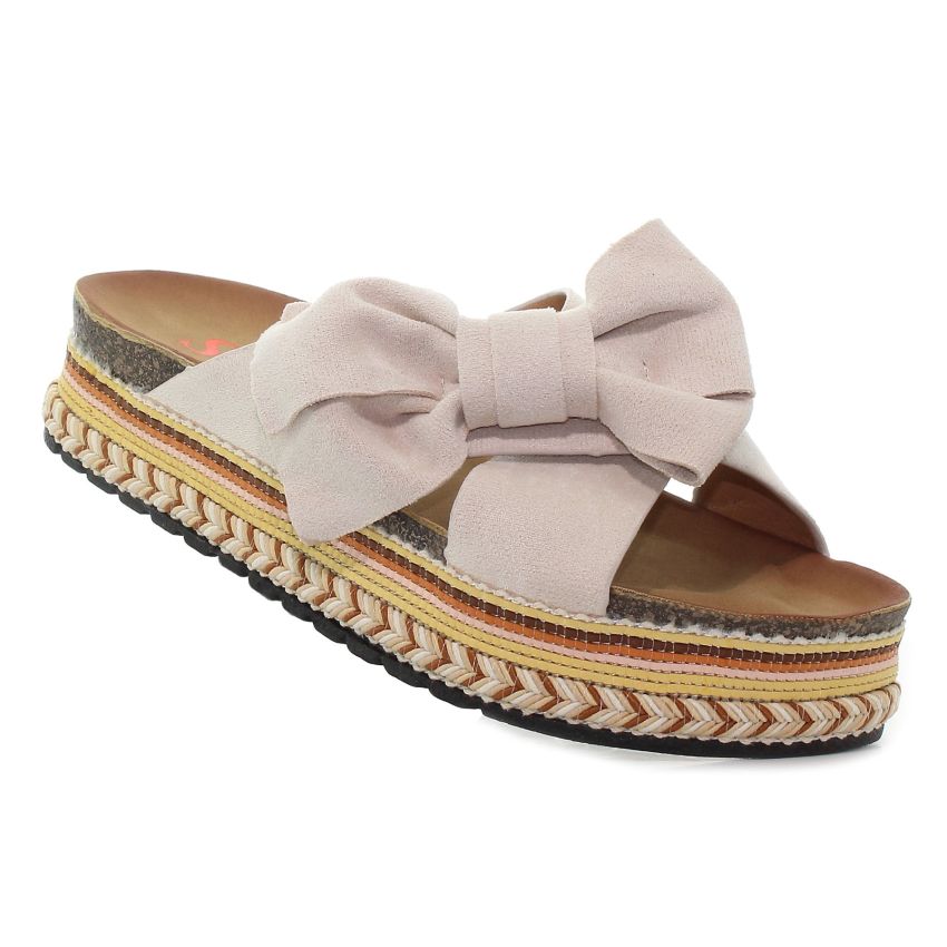 Seastar Bow Two bézs női papucs