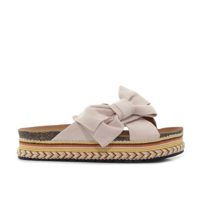 Seastar Bow Two bézs női papucs