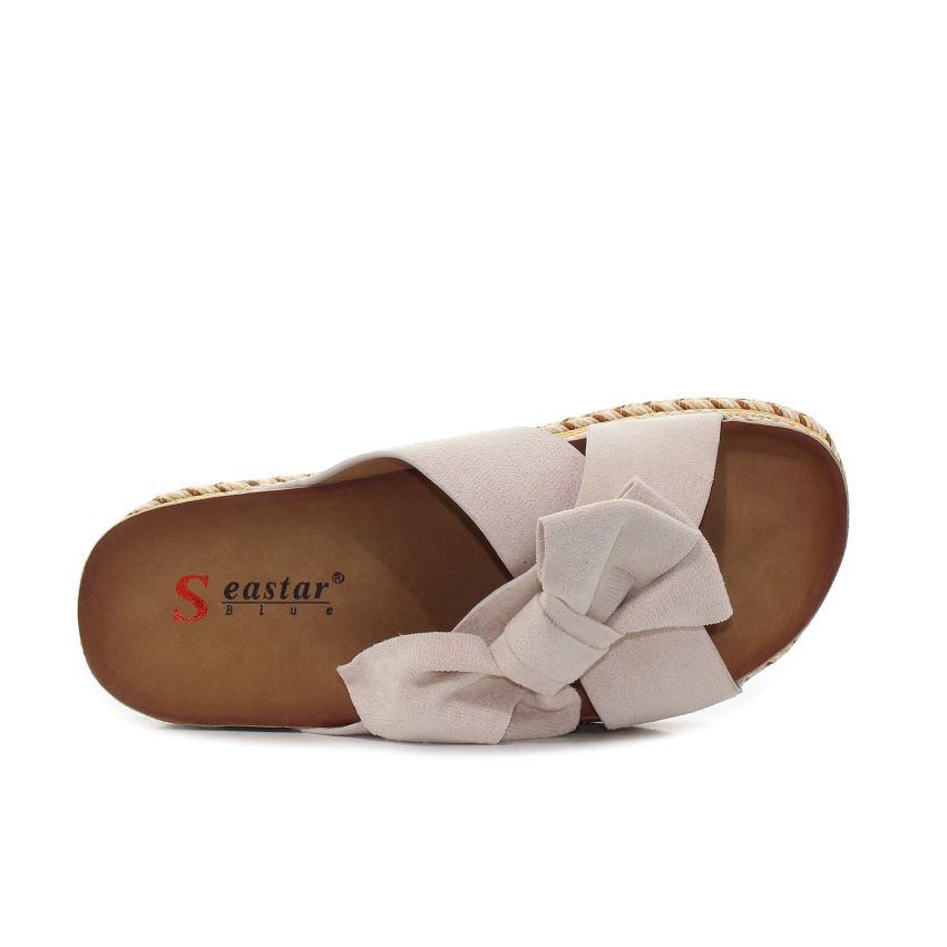 Seastar Bow Two bézs női papucs