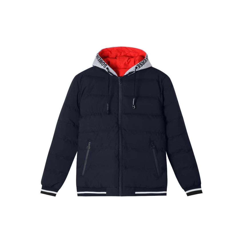 Glo-Story sötétkék férfi pufi dzseki