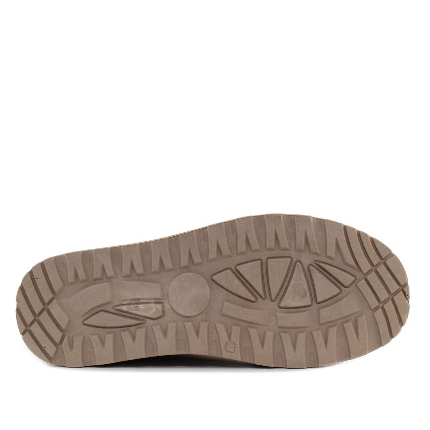 Monogrant - Mia bézs bélelt női bokacsizma