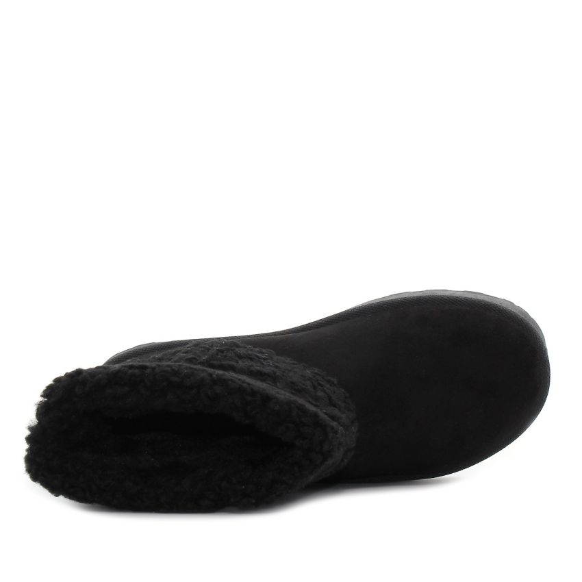 Monogrant - Mia fekete bélelt női bokacsizma