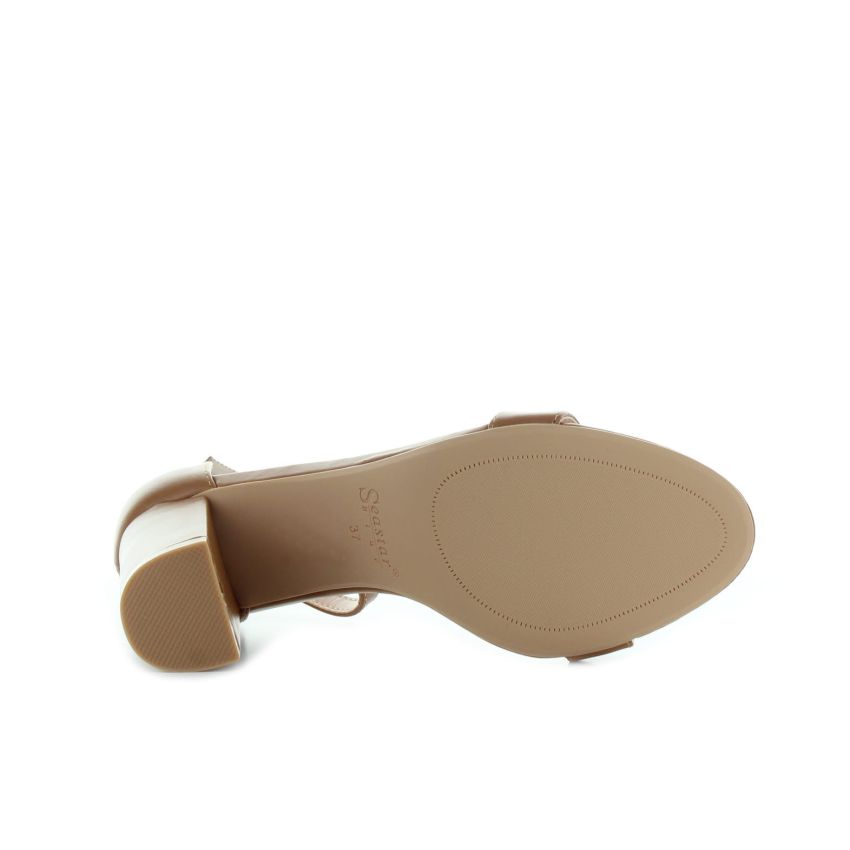 Seastar High Sling barna női magassarkú