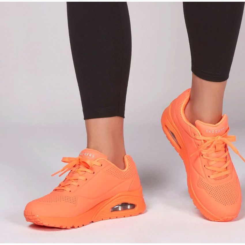 Skechers Uno - Night Shades narancs női cipő