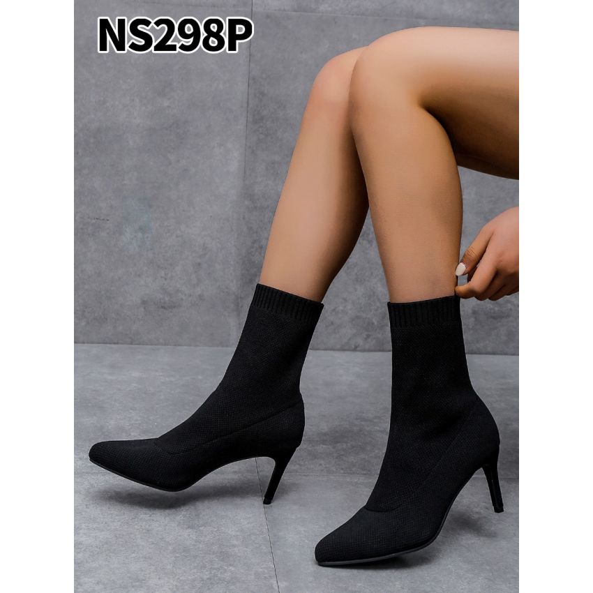 Seastar Janne fekete női bokacsizma