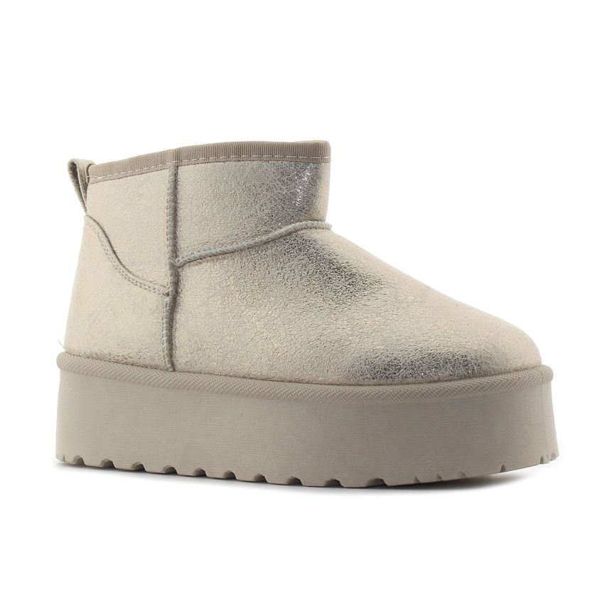 Monogrant - Jane arany női bokacsizma